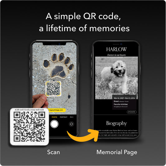 Pet Memorial QR Code
